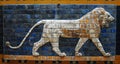 Glazed panel depicting lion at the Museum of the Ancient Orient of Istanbul Archaeology Museum.